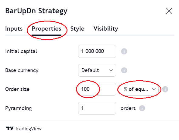 How to backtest using TradingView